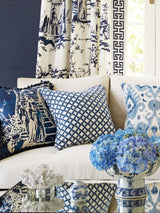 Scalamandre SC 000627034 NAVY MARRAKESH WEAVE Fabric - Eade's Wallpaper