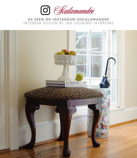 Scalamandre SC 000627037 EBONY PANTHERA VELVET Fabric - Eade's Wallpaper