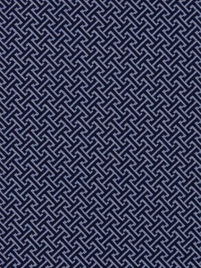 Scalamandre SC 000627102 INDIGO MANDARIN WEAVE Fabric - Eade's Wallpaper