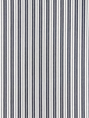 Scalamandre SC 000627115 INDIGO DEVON TICKING STRIPE Fabric - Eade's Wallpaper