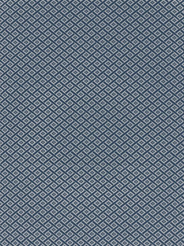 Scalamandre SC 000627223 NAVY DIAMANTE MATELASSE Fabric - Eade's Wallpaper