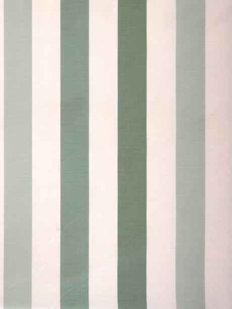 Scalamandre SC 000630100M GREEN & CREAM LA VALLIERE RAYURE Fabric - Eade's Wallpaper