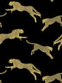 Scalamandre SC 0006WP88449D BLACK MAGIC LEAPING CHEETAH WALLPAPER - Eade's Wallpaper