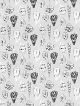 Scalamandre SC 000716397 PORCELAIN COQUINA LINEN PRINT Fabric - Eade's Wallpaper