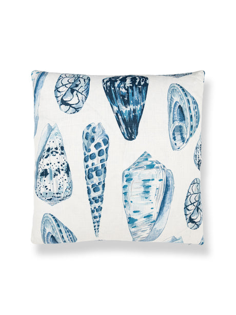 Scalamandre SC 0007COQUPILL COQUINA LINEN PRINT PILLOW - Pil