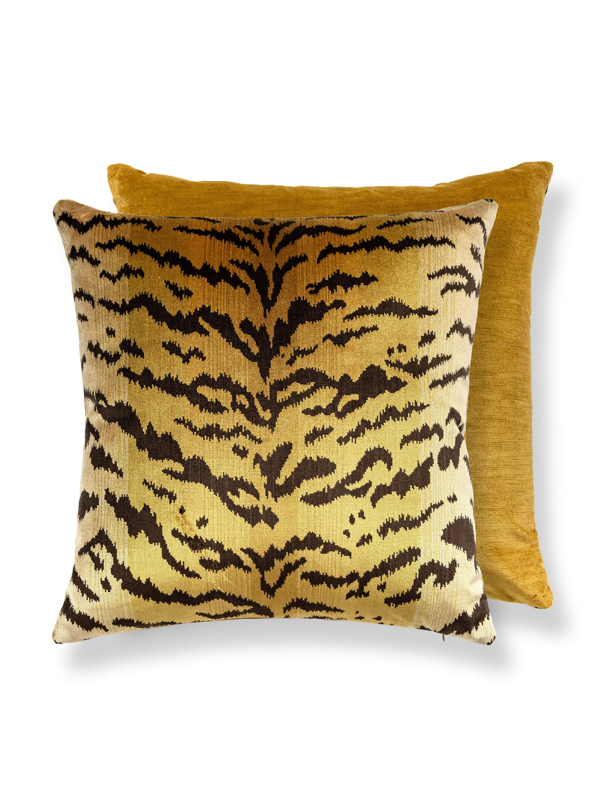 Scalamandre SC 0007TDDK26167 TIGRE/VELVET PILLOW - Pillow Co