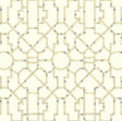 Scalamandre SC 0007WP81630 LINEN & BLUE ON ECRU BALDWIN BAMBOO WALLPAPER - Eade's Wallpaper