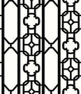 Scalamandre SC 0007WP88582D ONYX JOANNA FRET WALLPAPER - Eade's Wallpaper