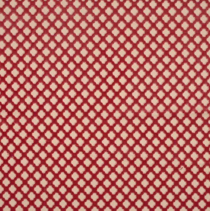 Scalamandre SC 000826692 CORAL ON BEIGE POMFRET - SILK Fabric - Eade's Wallpaper
