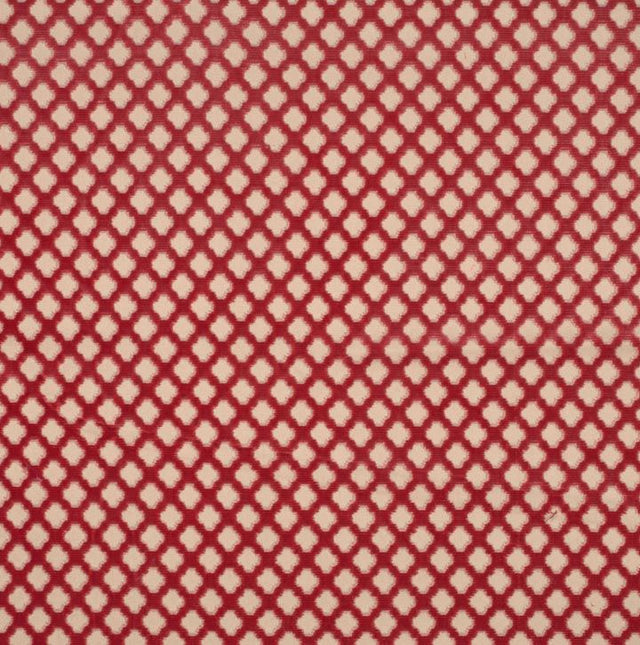 Scalamandre SC 000826692 CORAL ON BEIGE POMFRET - SILK Fabric - Eade's Wallpaper