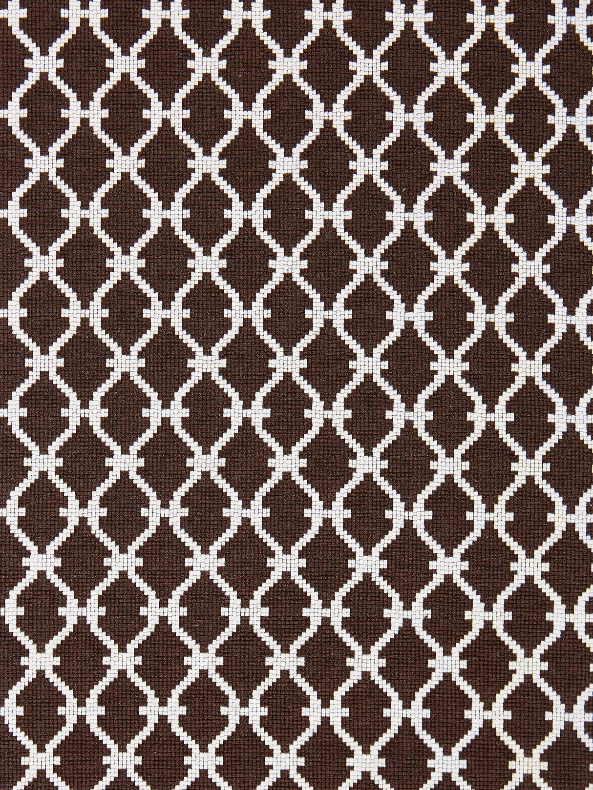 Scalamandre SC 000827009 ESPRESSO TRELLIS WEAVE Fabric - Eade's Wallpaper