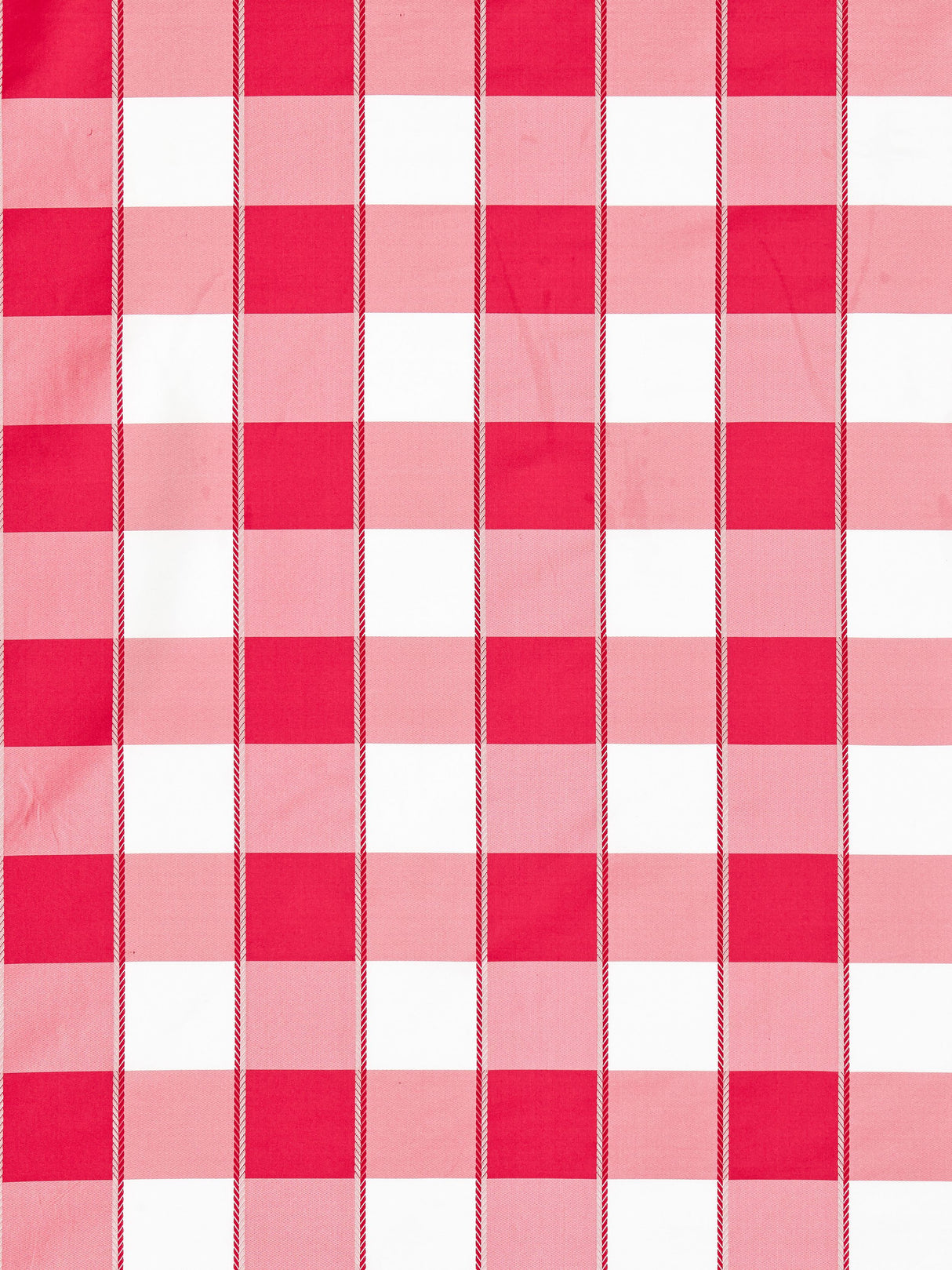 Scalamandre SC 000827024 CERISE CHELSEA CHECK Fabric - Eade's Wallpaper