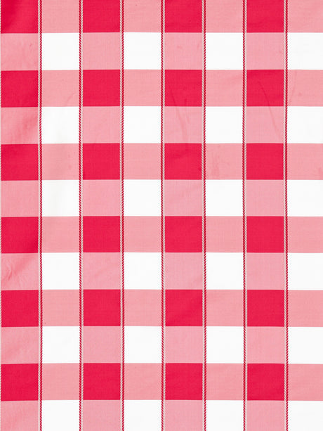 Scalamandre SC 000827024 CERISE CHELSEA CHECK Fabric - Eade's Wallpaper