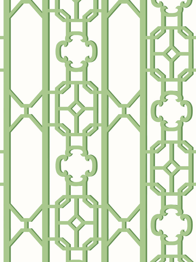 Scalamandre SC 0009WP88582D PEAR JOANNA FRET WALLPAPER - Eade's Wallpaper