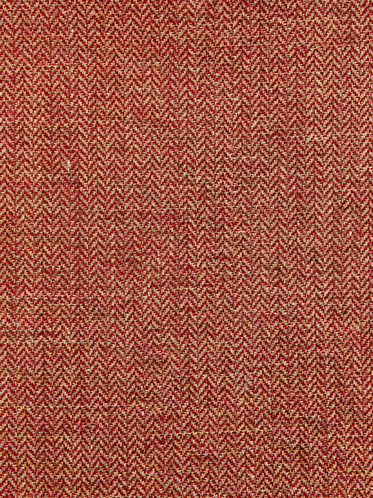 Scalamandre SC 001027006 RUSSET OXFORD HERRINGBONE WEAVE Fabric - Eade's Wallpaper