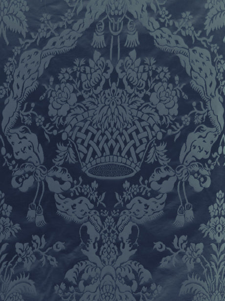 Scalamandre SC 001220355M BLUE GABRIEL Fabric - Eade's Wallpaper