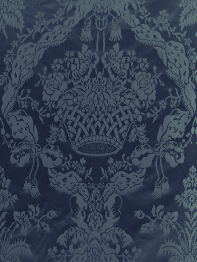 Scalamandre SC 001220355M BLUE GABRIEL Fabric - Eade's Wallpaper
