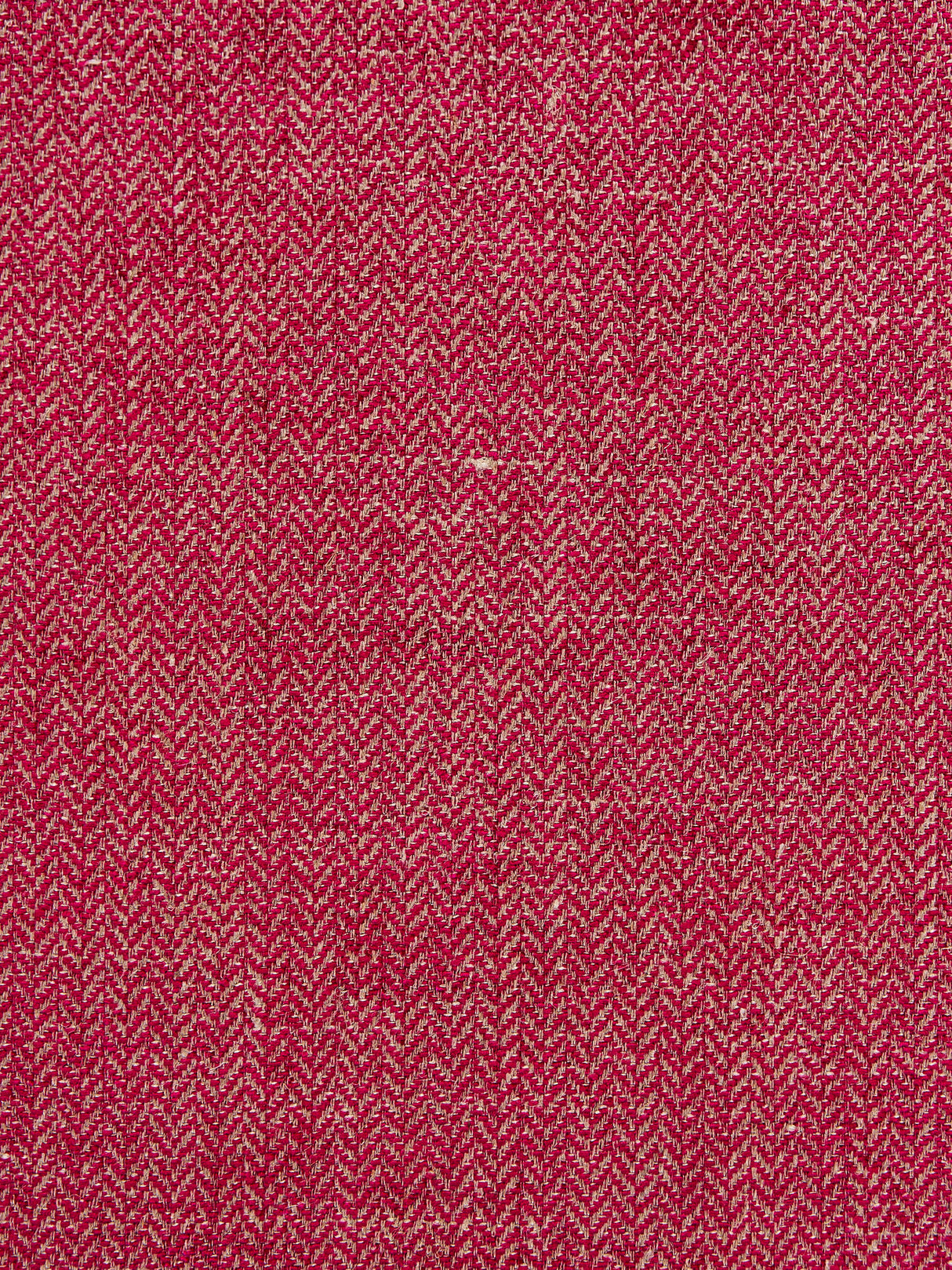 Scalamandre SC 001227006 FUCHSIA OXFORD HERRINGBONE WEAVE Fabric - Eade's Wallpaper