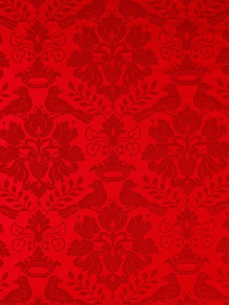 Scalamandre SC 00151098MM RUBY LOVE BIRD Fabric - Eade's Wallpaper