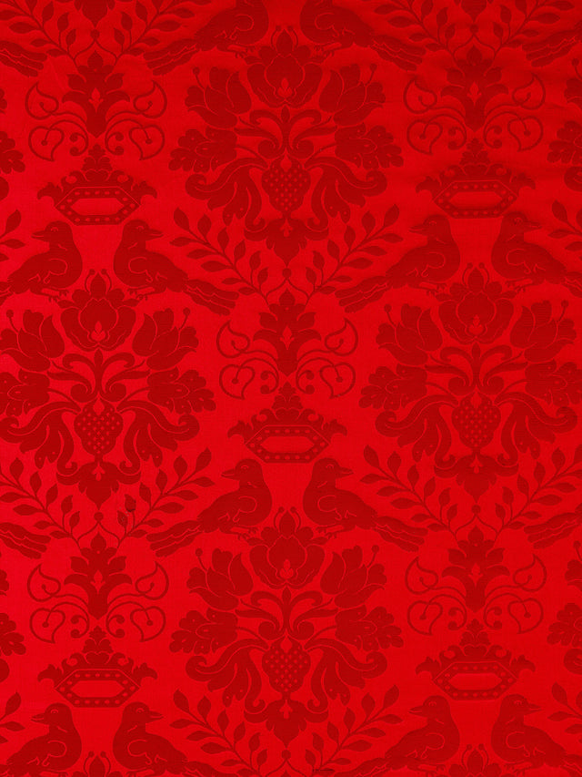 Scalamandre SC 00151098MM RUBY LOVE BIRD Fabric - Eade's Wallpaper