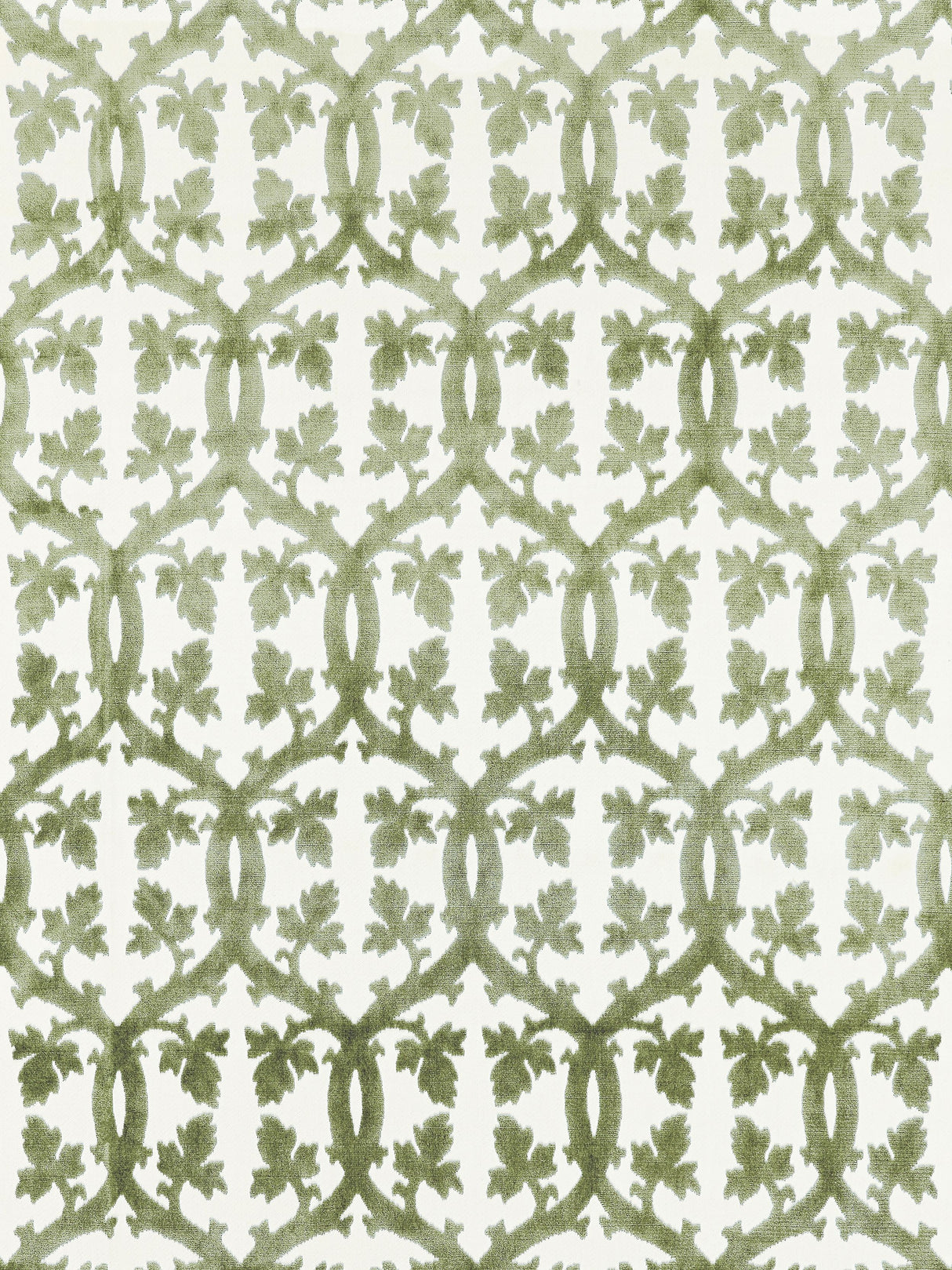 Scalamandre SC 001626690M GREEN TEA FALK MANOR HOUSE Fabric - Eade's Wallpaper