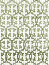 Scalamandre SC 001626690M GREEN TEA FALK MANOR HOUSE Fabric - Eade's Wallpaper