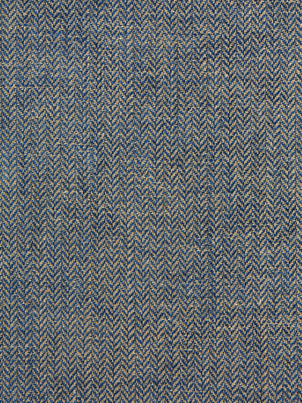 Scalamandre SC 001627006 DENIM OXFORD HERRINGBONE WEAVE Fabric - Eade's Wallpaper