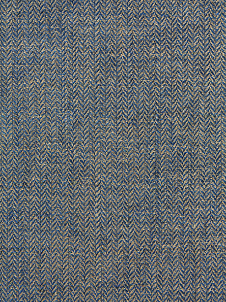 Scalamandre SC 001627006 DENIM OXFORD HERRINGBONE WEAVE Fabric - Eade's Wallpaper
