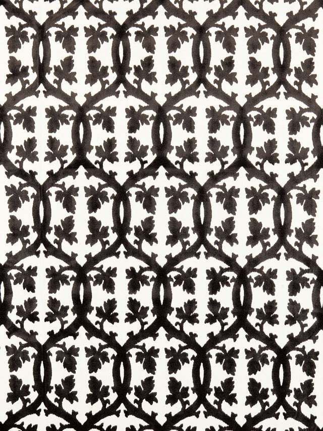 Scalamandre SC 001826690M CARBON FALK MANOR HOUSE Fabric - Eade's Wallpaper