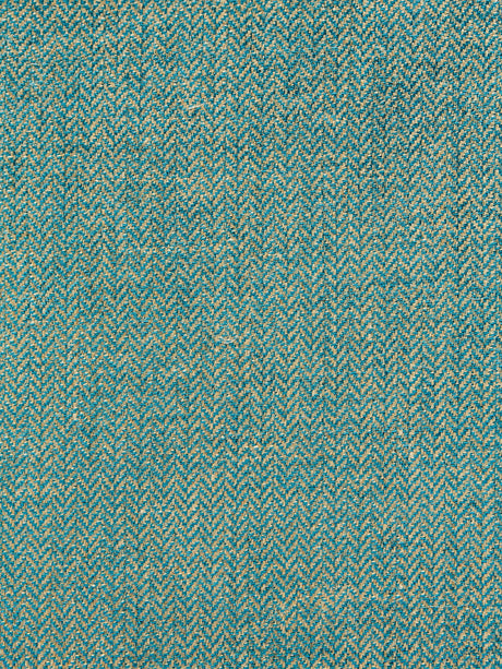 Scalamandre SC 001927006 TURQUOISE OXFORD HERRINGBONE WEAVE Fabric - Eade's Wallpaper