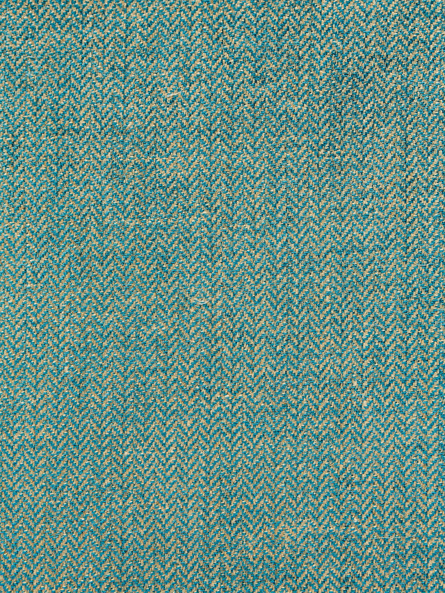 Scalamandre SC 001927006 TURQUOISE OXFORD HERRINGBONE WEAVE Fabric - Eade's Wallpaper
