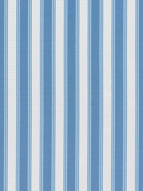 Scalamandre SC 0029121M BLUE OPAL SHIRRED STRIPE Fabric - Eade's Wallpaper