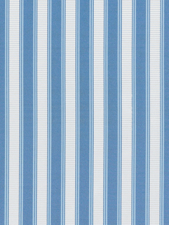 Scalamandre SC 0029121M BLUE OPAL SHIRRED STRIPE Fabric - Eade's Wallpaper