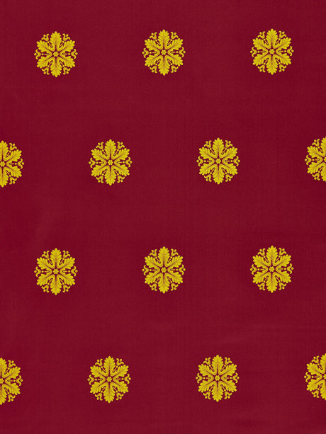 Scalamandre SC 099997052M GOLD & RED KENNEDY Fabric - Eade's Wallpaper