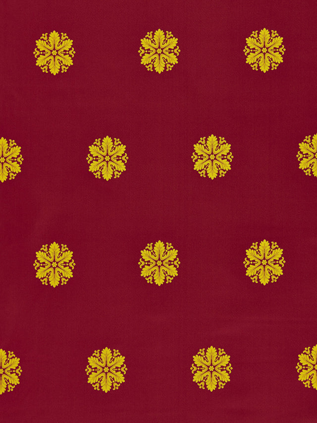 Scalamandre SC 099997052M GOLD & RED KENNEDY Fabric - Eade's Wallpaper