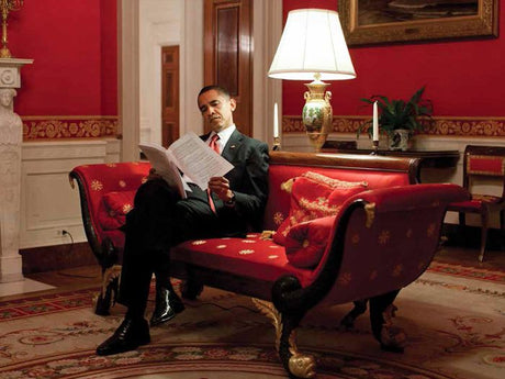 Scalamandre SC 099997052M GOLD & RED KENNEDY Fabric - Eade's Wallpaper