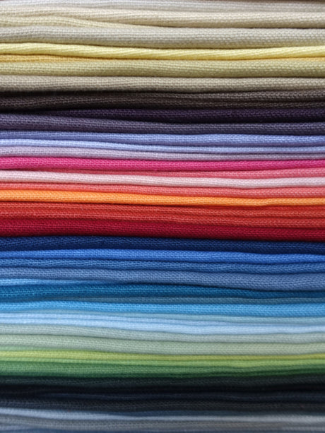 Scalamandre SC 003227108 COBALT TOSCANA LINEN Fabric - Eade's Wallpaper