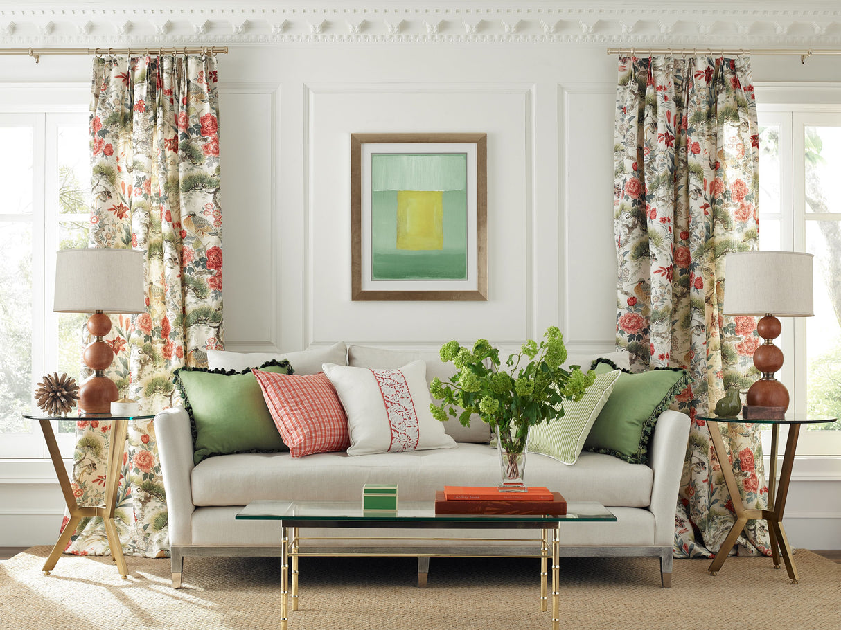 Scalamandre SC 000127122 CAMEL PRESTON COTTON PLAID Fabric - Eade's Wallpaper