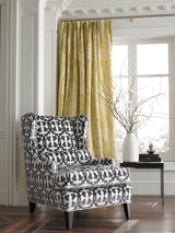 Scalamandre SC 000227131 PEARL GREY DECO FLOWER Fabric - Eade's Wallpaper