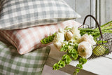 Scalamandre SC 000227166 FLAX SWEDISH LINEN CHECK Fabric - Eade's Wallpaper