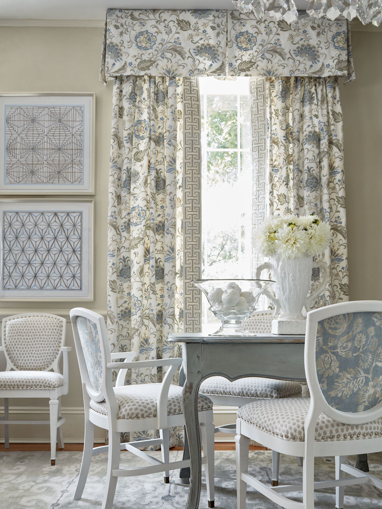 Scalamandre SC 000227173 JARDIN DELPHINE EMBROIDERY Fabric - Eade's Wallpaper