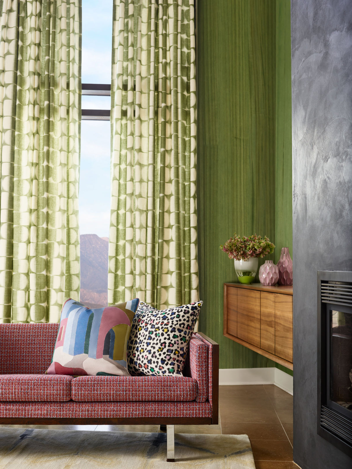 Scalamandre SC 000127252 HAZE ROSETTE WOVEN Fabric - Eade's Wallpaper