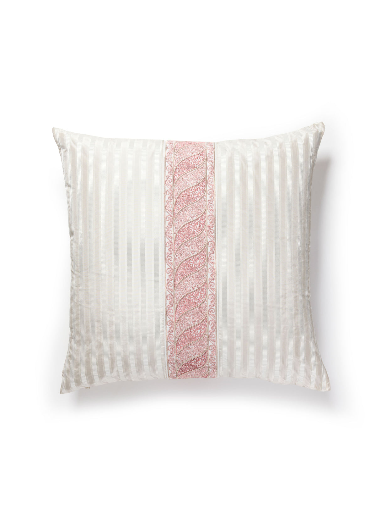 Scalamandre SC 3025SDDTT3340 PAISLEY/SHIRRED STRIPE PILLOW -