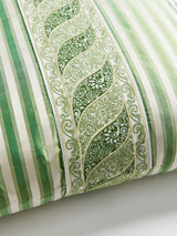 Scalamandre SC 5030SDDTT3340 PAISLEY/SHIRRED STRIPE PILLOW -