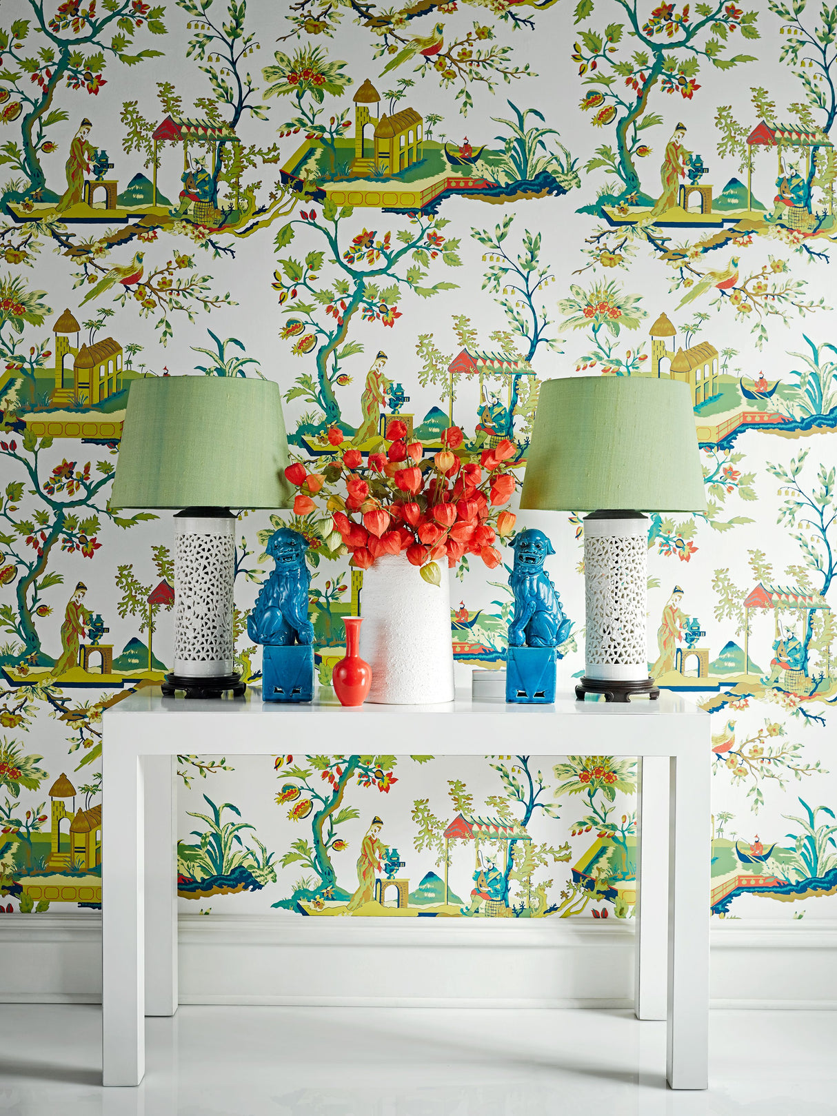 Scalamandre SC 0013WP81212 JADE CH'IN LING WALLPAPER - Eade's Wallpaper