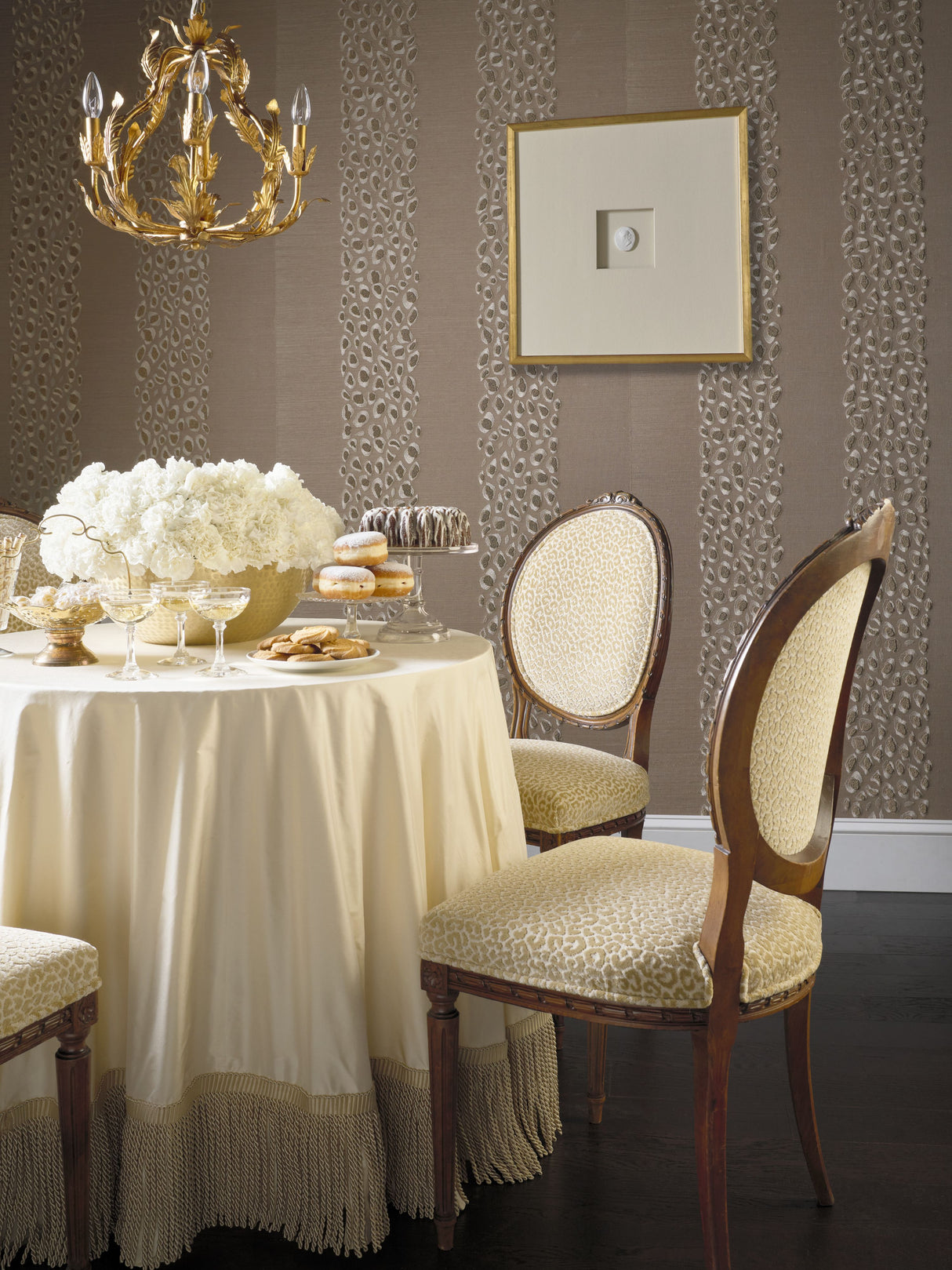 Scalamandre SC 0001WP88446 PEARL CATWALK EMBELLISHED GRASSCLOTH WALLPAPER - Eade's Wallpaper