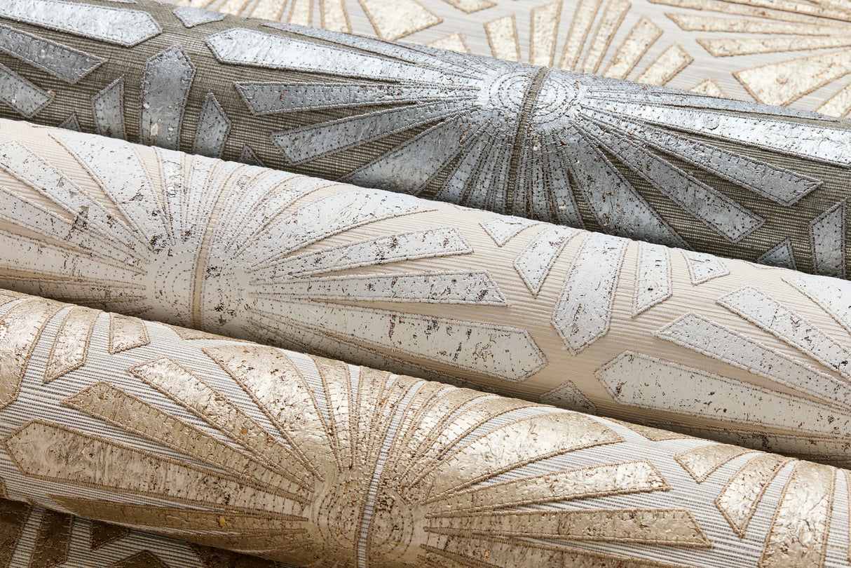 Scalamandre SC 0003WP88556 PEWTER MILAN DIAMOND GRASSCLOTH WALLPAPER - Eade's Wallpaper