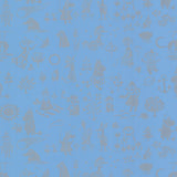 Sandudd SD5164-4 Moomin Blue Novelty Wallpaper