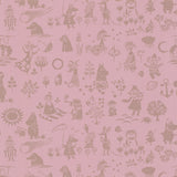 Sandudd SD5164-5 Moomin Pink Novelty Wallpaper