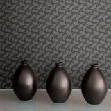 Sandudd SD5167-1 Moomintroll Dark Grey Novelty Wallpaper